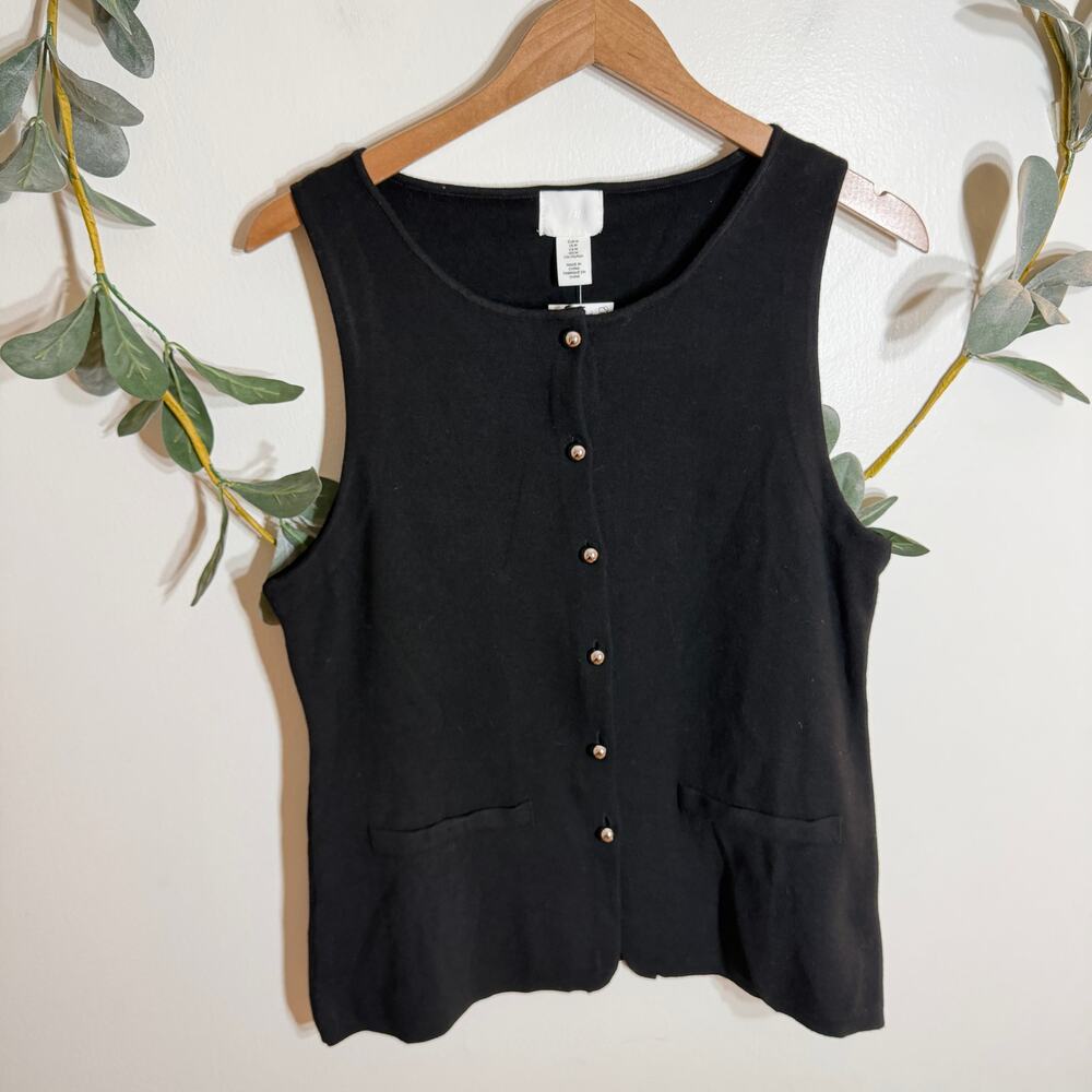 NWT H&M Black Sweater Vest